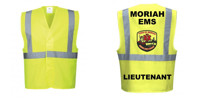 Class 2 Yellow Reflective Safety Vest