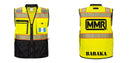 Custom Premium Two-toned Surveyor Safety Vest with Segmented Tape