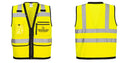Custom Heavy Duty Hi-Vis Surveyor Vest