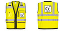 Custom Heavy Duty Hi-Vis Surveyor Vest