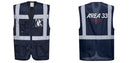 Custom NAVY Professional Executive Style Safety Vest
