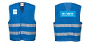 Custom Royal Blue MeshAir Reflective Safety Vest for Events