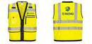 Custom Heavy Duty Hi-Vis Surveyor Vest