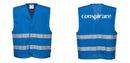 Custom Royal Blue MeshAir Reflective Safety Vest for Events