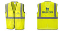 Lightweight High Visibility Yellow Tampa Mesh Vest