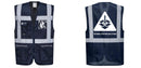 Custom NAVY Professional Executive Style Safety Vest