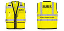 Custom Heavy Duty Hi-Vis Surveyor Vest