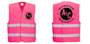 Custom PINK Safety Vest Reflective Hi-Vis Work and Event Style Vest