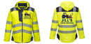 Custom PW3 Hi-Vis Winter Jacket with Reflective Segmented Tape