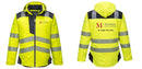 Custom PW3 Hi-Vis Winter Jacket with Reflective Segmented Tape
