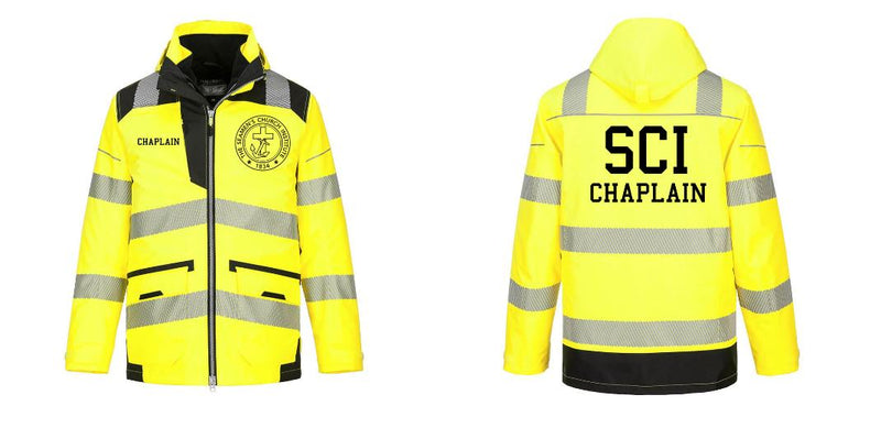 5-in-1 High Visibility Jacket with Segmented Reflective Tape