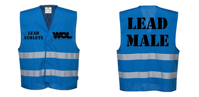 Custom Royal Blue MeshAir Reflective Safety Vest for Events