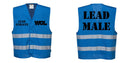Custom Royal Blue MeshAir Reflective Safety Vest for Events