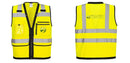 Custom Heavy Duty Hi-Vis Surveyor Vest