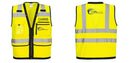 Custom Heavy Duty Hi-Vis Surveyor Vest