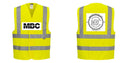 Custom Logo Reflective Yellow Safety Vest - ANSI Class 2