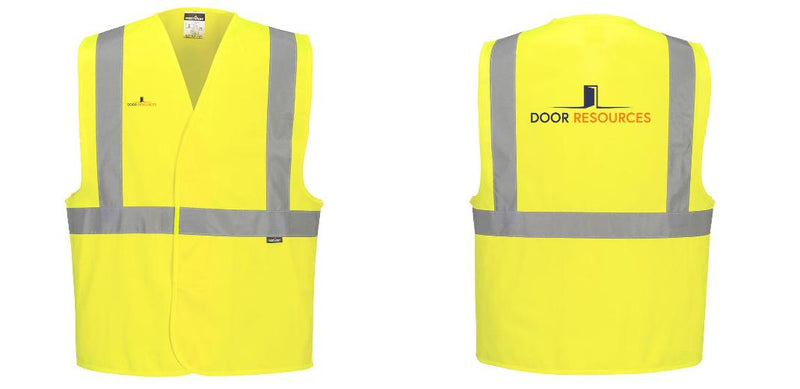Custom Class 2 Yellow Reflective Safety Vest