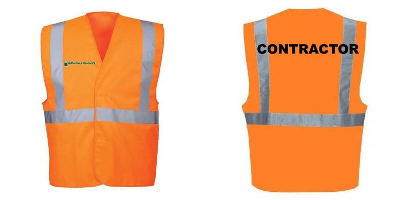 Custom Class 2 Orange Reflective Safety Vest
