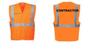 Custom Class 2 Orange Reflective Safety Vest
