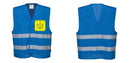 Custom Royal Blue MeshAir Reflective Safety Vest – Event & General Use