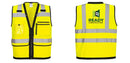 Custom Heavy Duty Hi-Vis Surveyor Vest