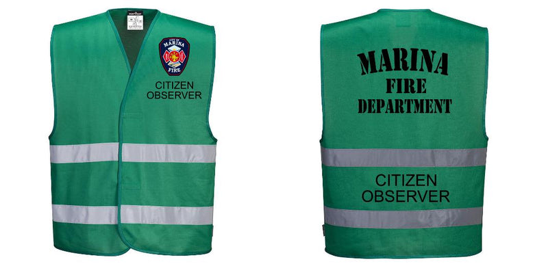 Custom Green Safety Vest Reflective Hi Vis Work and Event Style Vest