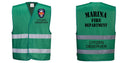 Custom Green Safety Vest Reflective Hi Vis Work and Event Style Vest