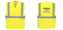 Custom Class 2 Yellow Reflective Safety Vest