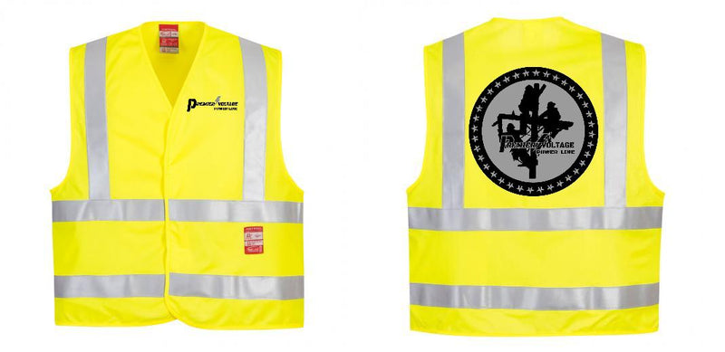 Custom Hi-Vis Flame Resistant Lightweight Safety Vest