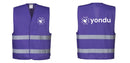 Custom PURPLE Work and Event Style Safety Reflective Vest