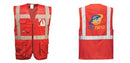 Custom RED Professional Executive Style Safety Vest