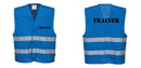 Custom Royal Blue MeshAir Reflective Safety Vest – Event & General Use