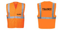 Custom Class 2 Orange Reflective Safety Vest