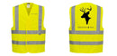 Custom Logo Reflective Yellow Safety Vest - ANSI Class 2