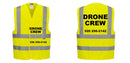 Custom Logo Reflective Yellow Safety Vest - ANSI Class 2