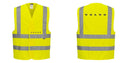 Custom Logo Reflective Yellow Safety Vest - ANSI Class 2