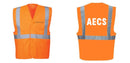 Custom Class 2 Orange Reflective Safety Vest