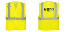 Hi-Vis Yellow Band and Brace Mesh Safety Vest – Lightweight, ANSI Class 2