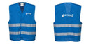 Custom Royal Blue MeshAir Reflective Safety Vest – Event & General Use