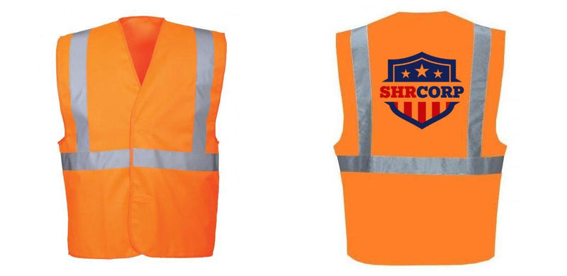Custom Class 2 Orange Reflective Safety Vest