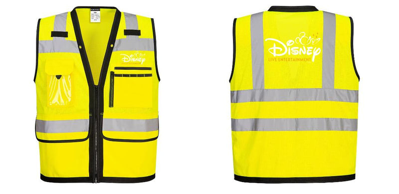Custom Heavy Duty Hi-Vis Surveyor Vest