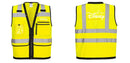 Custom Heavy Duty Hi-Vis Surveyor Vest