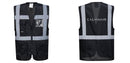 Black Professional Executive Style Safety Vest