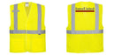 Hi-Vis Yellow Band and Brace Mesh Safety Vest – Lightweight, ANSI Class 2