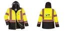 Custom Traffic Safety Jacket Class 3 Hi-Vis Yellow/Black