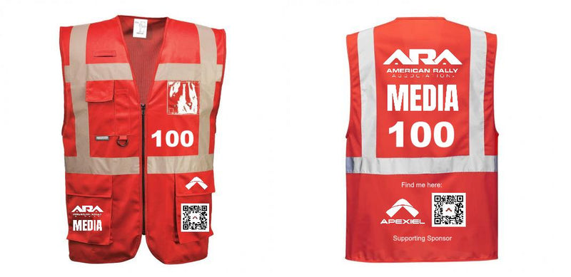 Custom RED Professional Executive Style Safety Vest