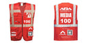 Custom RED Professional Executive Style Safety Vest