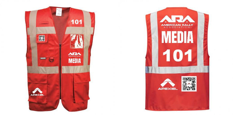 Custom RED Professional Executive Style Safety Vest