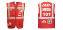 Custom RED Professional Executive Style Safety Vest