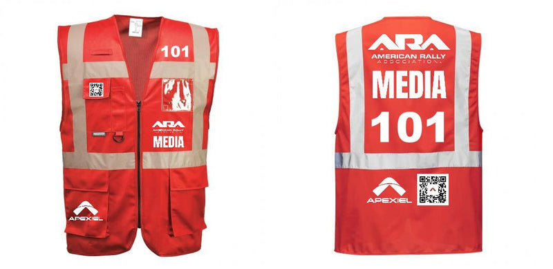 Custom RED Professional Executive Style Safety Vest